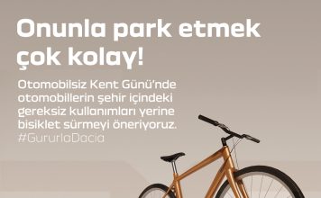 DACIA TÜRKİYE, OTOMOBİLSİZ KENT GÜNÜ’NDE DE EZBER BOZUYOR