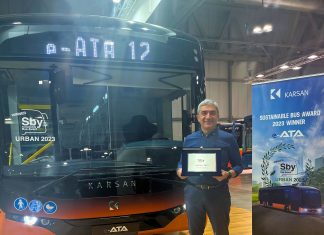 Karsan Elektrikli e-ATA, Avrupa’da, “Yılın Otobüsü” Seçildi!