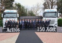 Alp Özler, Mercedes-Benz markalı 150 adet kamyonunu teslim aldı