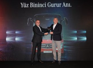 Mercedes-Benz Türk, 100 bininci otobüsünü Altur Turizm’e teslim etti
