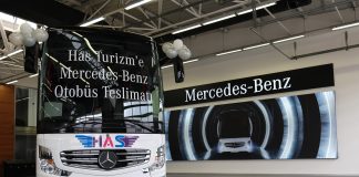 Mercedes-Benz Türk, Has Turizm’e 3 adet Tourismo 16 ve 1 adet Travego 16 teslim etti