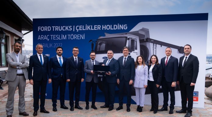 Ford Trucks’tan Çelikler Holding’e 110 adet inşaat kamyonu teslimatı