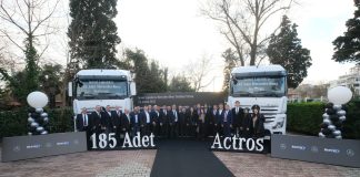 Mercedes-Benz Türk teslimatlarına Sertel Lojistik’e 185 adet Actros ile devam ediyor