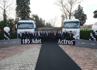 Mercedes-Benz Türk teslimatlarına Sertel Lojistik’e 185 adet Actros ile devam ediyor