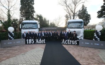 Mercedes-Benz Türk teslimatlarına Sertel Lojistik’e 185 adet Actros ile devam ediyor