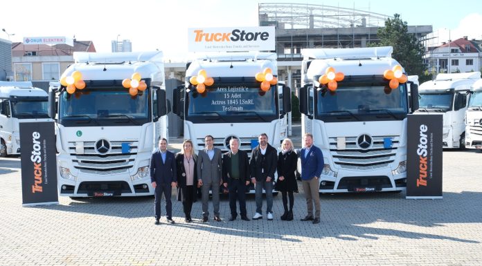 TruckStore, Ares Lojistik’e 15 adet Mercedes-Benz Actros 1845 LsnRL teslim etti