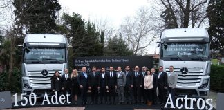 Öz-Trans Lojistik, 150 adet Mercedes-Benz Actros ile filosunu güçlendirdi