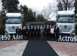 Öz-Trans Lojistik, 150 adet Mercedes-Benz Actros ile filosunu güçlendirdi