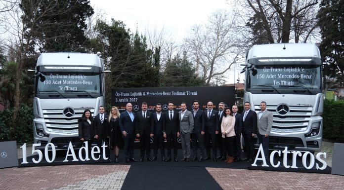 Öz-Trans Lojistik, 150 adet Mercedes-Benz Actros ile filosunu güçlendirdi
