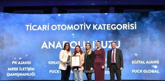 Anadolu Isuzu’ya The ONE Awards’da “Yılın İtibarlı Markası” Ödülü