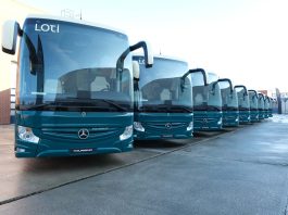 Mercedes-Benz Türk, 10 adet Mercedes-Benz Tourismo 15’i LOTİ’ye törenle teslim etti