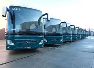 Mercedes-Benz Türk, 10 adet Mercedes-Benz Tourismo 15’i LOTİ’ye törenle teslim etti