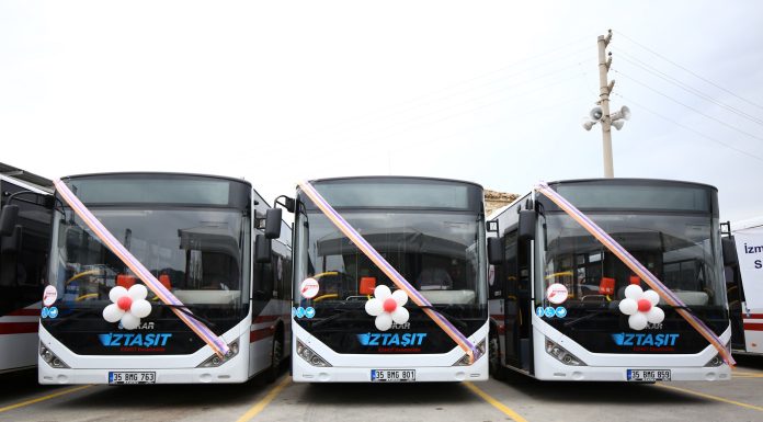 Otokar’ın Centro ve Kent LF’leri Yeni Foça’da Hizmete Başladı