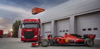 Ferrari, Formula 1 araçlarını dünya şampiyonası  yarış pistlerine IVECO S-Way ile taşıyacak