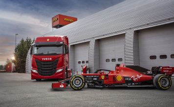 Ferrari, Formula 1 araçlarını dünya şampiyonası yarış pistlerine IVECO S-Way ile taşıyacak