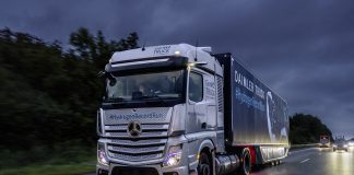 Mercedes-Benz GenH2 kamyon, sıvı hidrojen yakıtıyla tek dolumla 1000 kilometre rekorunu kırdı