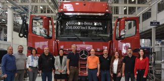 Mercedes-Benz Türk, 350 bininci kamyonunu üretti