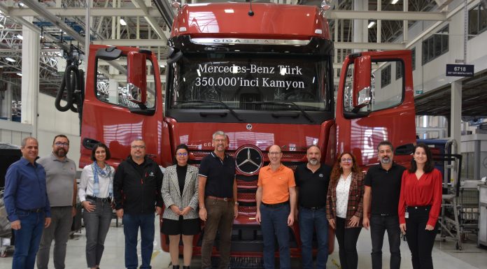 Mercedes-Benz Türk, 350 bininci kamyonunu üretti