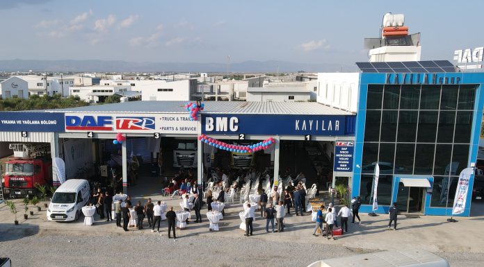 DAF Trucks, Kıbrıs yetkili servisini hizmete açtı.