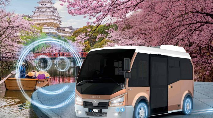 Karsan, Japonya’ya Sağdan Direksiyonlu Elektrikli e-JEST’le Çıkarma Yaptı!