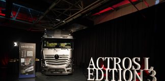 Actros L Edition 3 ilk kez Türkiye yollarında