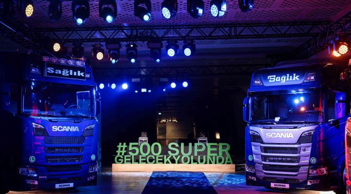 Scania, 500 Adet Super ile Tarihinin En Büyük Teslimatını Sağlık Lojistik’e Yaptı