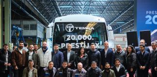 TEMSA, 20 bininci Prestij’i banttan indirdi