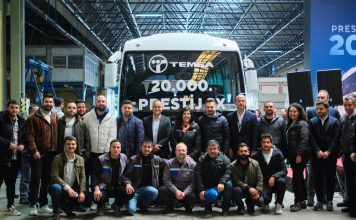 TEMSA, 20 bininci Prestij’i banttan indirdi