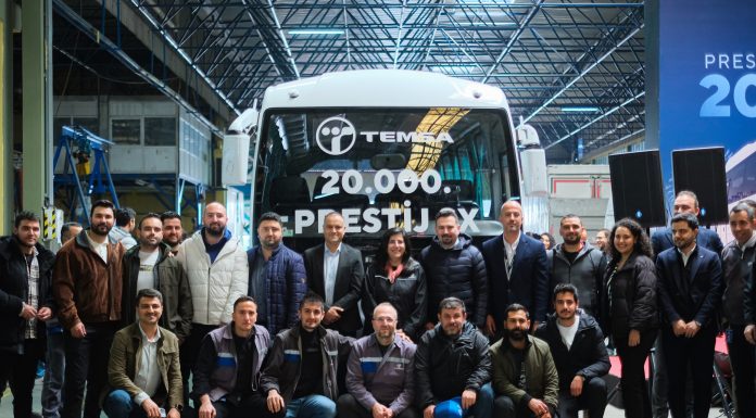 TEMSA, 20 bininci Prestij’i banttan indirdi