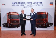 FORD TRUCKS’TAN MARS LOGISTIC’E 158 ADET YENİ F-MAX TESLİMATI