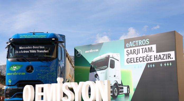 Mercedes-Benz Türk, İlk Mercedes-Benz eActros 600 Teslimatını Medcem Çimento’ya Gerçekleştirdi