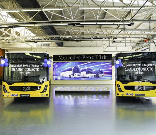 Mercedes-Benz Türk’ten Coşkunlar Toplu Taşıma Hizmetleri’ne 15 adet 2026 Model Mercedes-Benz Conecto Otobüs Teslimatı