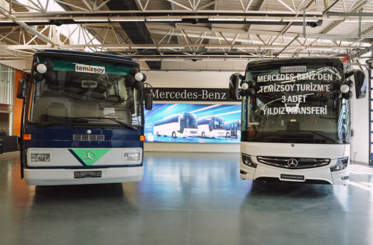 Mercedes-Benz Türk’ten Temizsoy Turizm’e 3 adet Mercedes-Benz Tourismo Otobüs Teslimatı