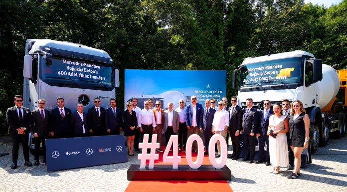 Mercedes-Benz Türk ile Boğaziçi Beton İş Birliği, 400 Araçlık Yeni Yatırımla Güçlendi
