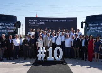 Mercedes-Benz Türk’ten Öz Diyarbakır’ın Filosuna 10 Yeni Travego